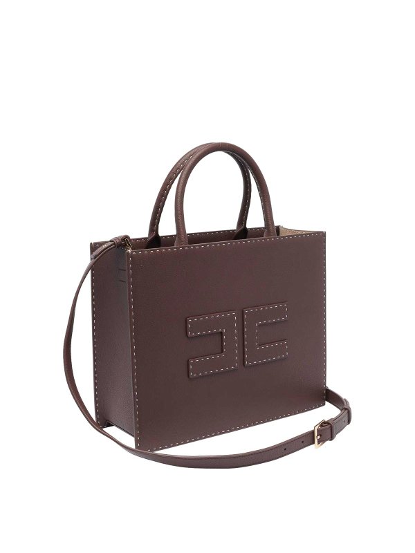 ELISABETTA FRANCHI: トートバッグ online - トートバッグ - ブラウン