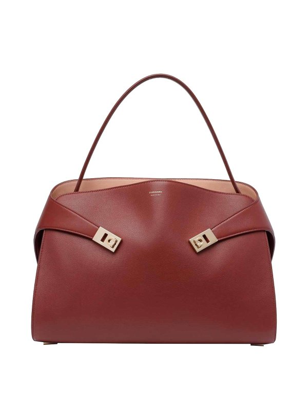 SALVATORE FERRAGAMO: shoulder bags - Medium Hug Shoulder Bag