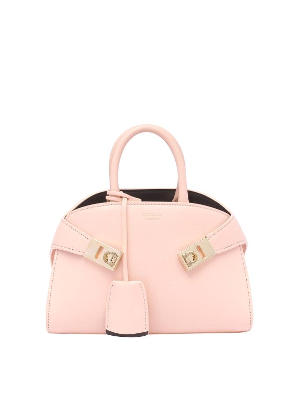 SALVATORE FERRAGAMO: totes bags - Mini Hug Handbag