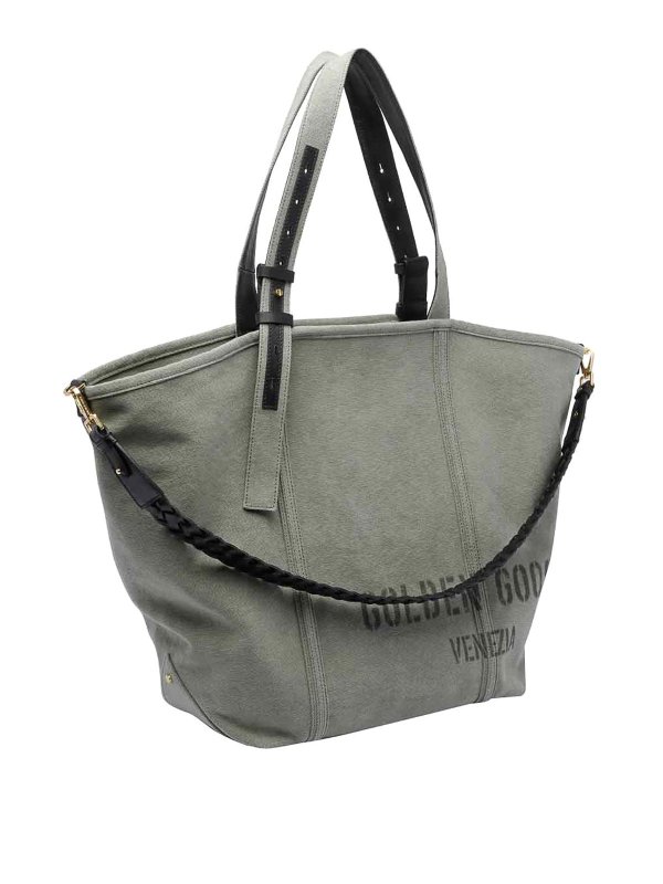 GOLDEN GOOSE: totes bags online - 247 Ew Canvas Shopping Bag