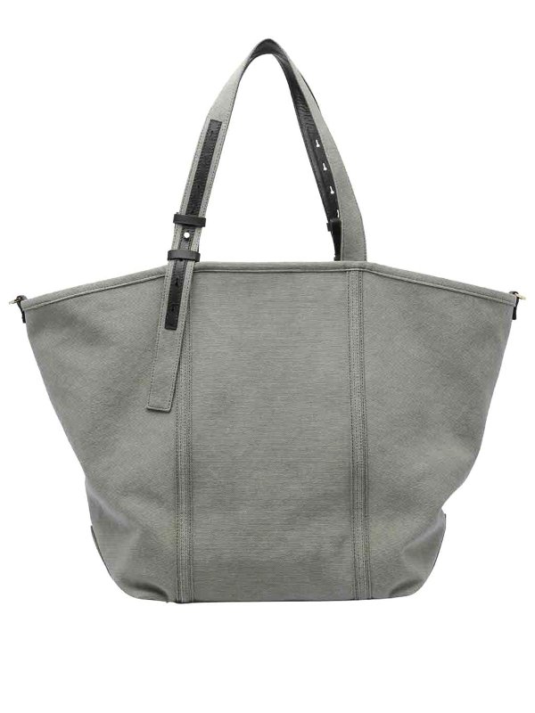 The Best Shops GOLDEN GOOSE: totes bags - 247 Ew Canvas Shopping Bag