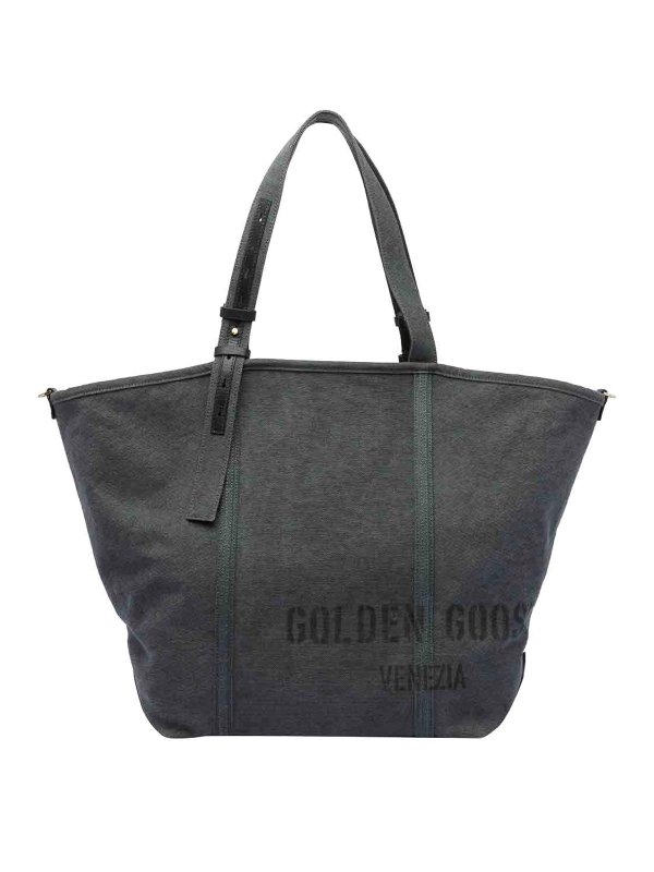 GOLDEN GOOSE: Handtaschen - Shopper - Grau