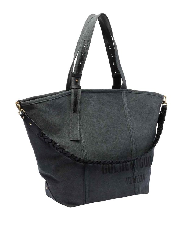 GOLDEN GOOSE: Handtaschen online - Shopper - Grau