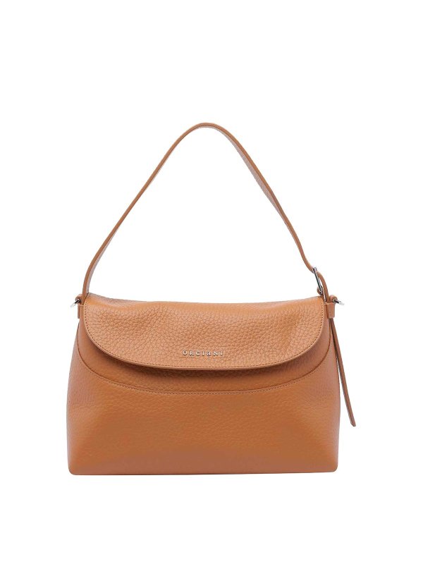 ORCIANI: cross body bags - Cuoio Nana Shoulder Bag