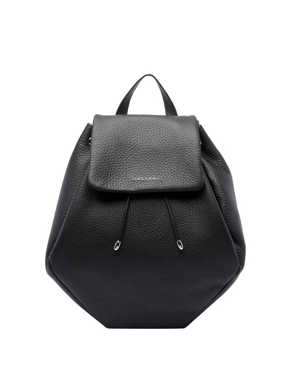 ORCIANI: backpacks - Black Soft Backpack