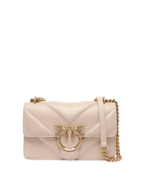 Pinko: クロスボディバッグ - クロスボディバッグ - ベージュ