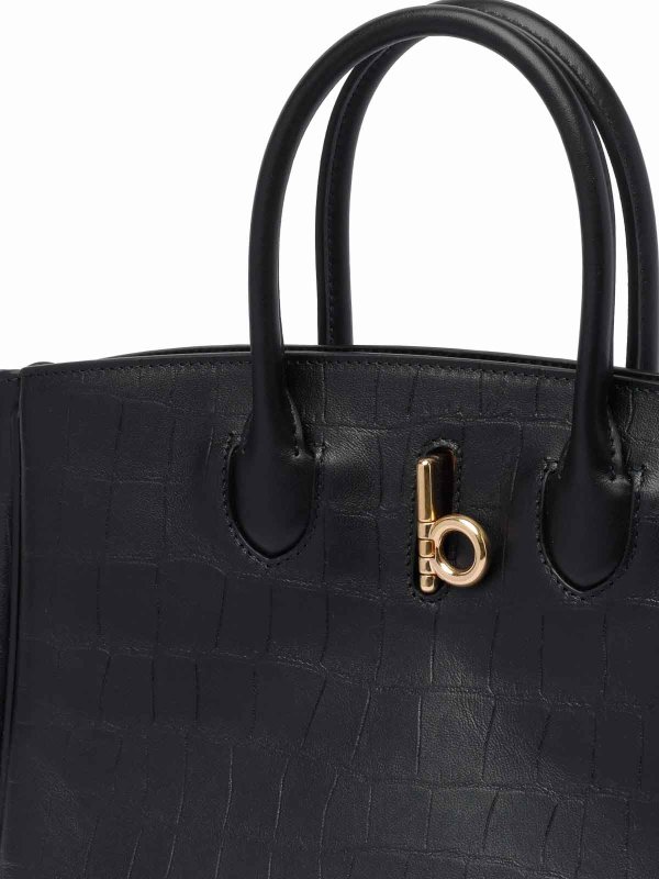 Black Small Rocking Horse Tote Bag shop online: BURBERRY