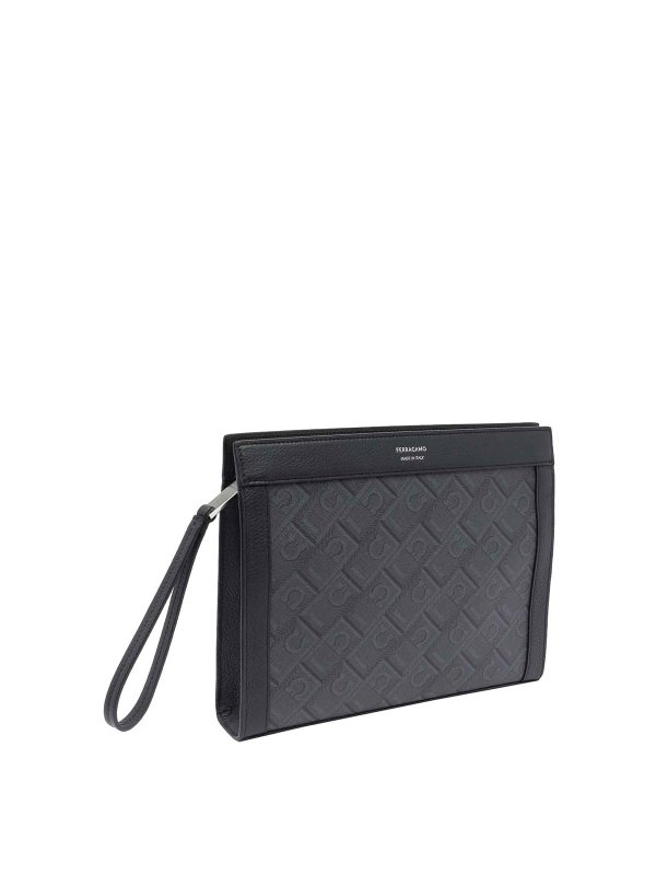 FERRAGAMO: clutches online - Monogram Pouch