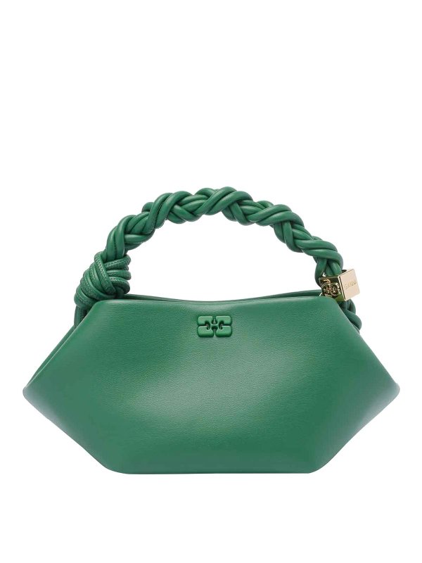 GANNI: Handtaschen - Shopper - Grün