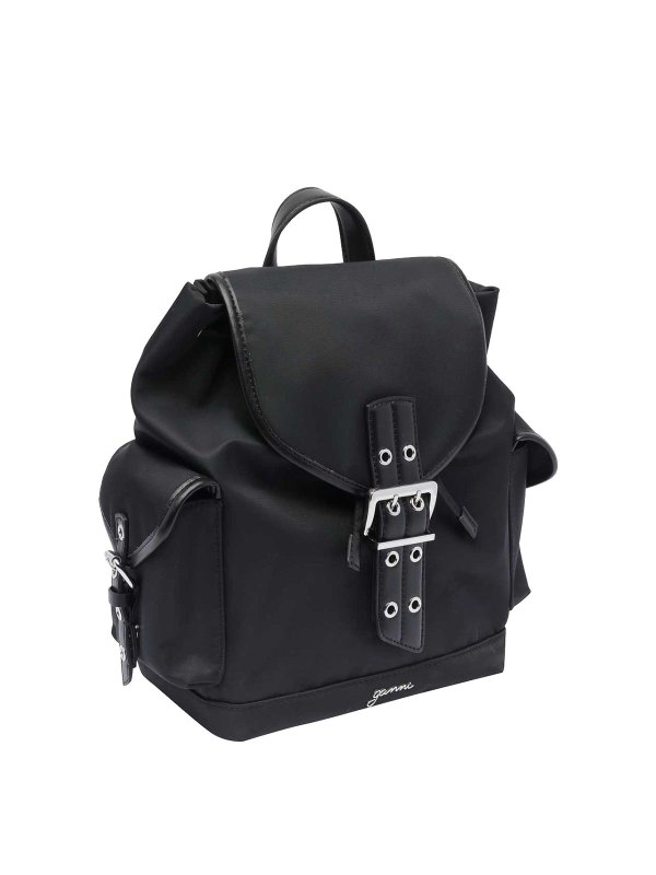 GANNI: バックパック online - バックパック - 黒