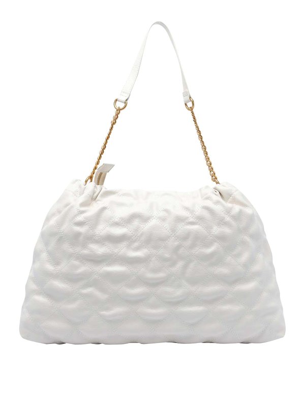 The Best Shops Liu Jo: shoulder bags - White Logo Shoulder Bag