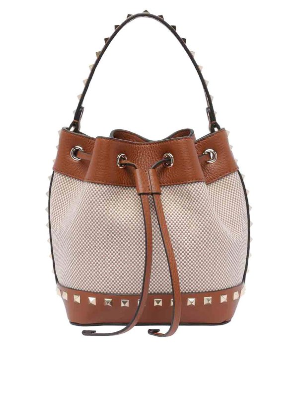 VALENTINO GARAVANI: Secchielli - Borsa a secchiello rockstud