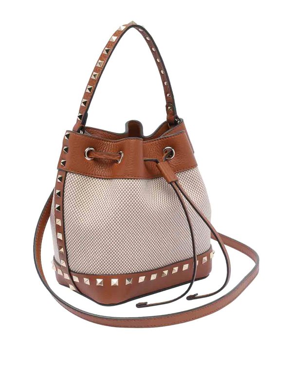 VALENTINO GARAVANI: Secchielli online - Borsa a secchiello rockstud
