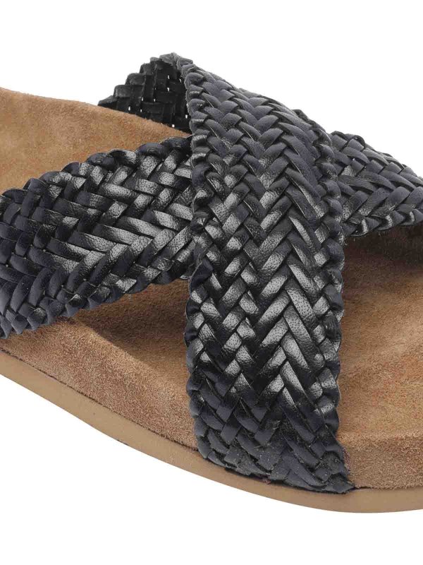 Sandali neri shop online: DRAGON DIFFUSION