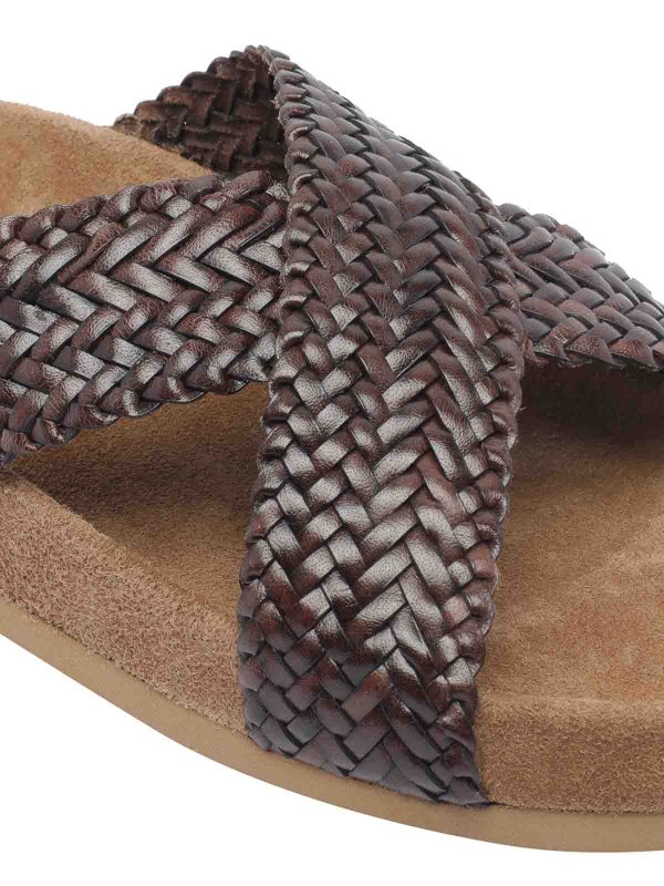 Sandali marroni shop online: DRAGON DIFFUSION