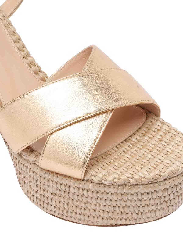 サンダル - ベージュ shop online: Gianvito Rossi