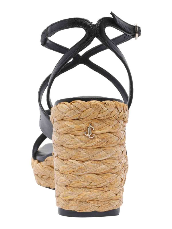 エスパドリーユ - 黒 shop online: JIMMY CHOO