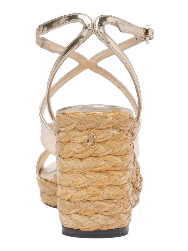 エスパドリーユ - 金 Replica 
online: JIMMY CHOO