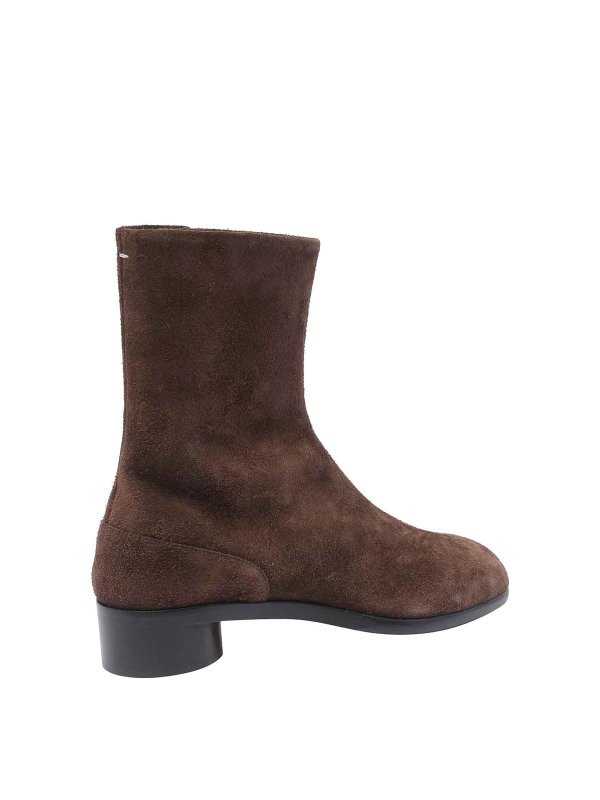 The Best Shops Maison Margiela: ankle boots - Brown Tabi Booties