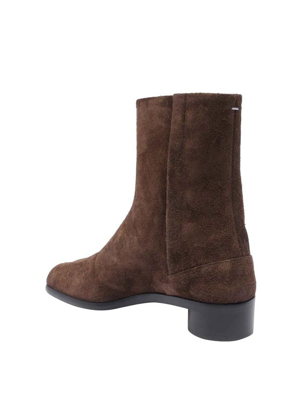 Brown Tabi Booties shop online: Maison Margiela