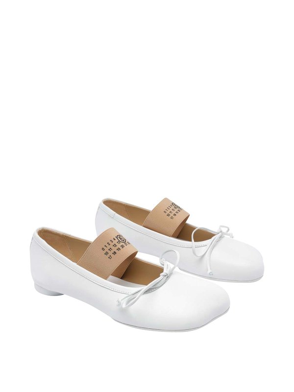 MM6 MAISON MARGIELA: フラットシューズ online - フラットシューズ - 白