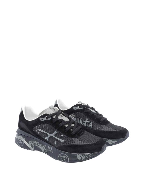 PREMIATA: Chaussures de sport online - Baskets - Noir