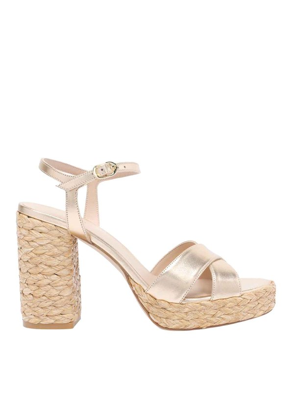 Stuart Weitzman: Escarpins - Chaussures À Talon - Or