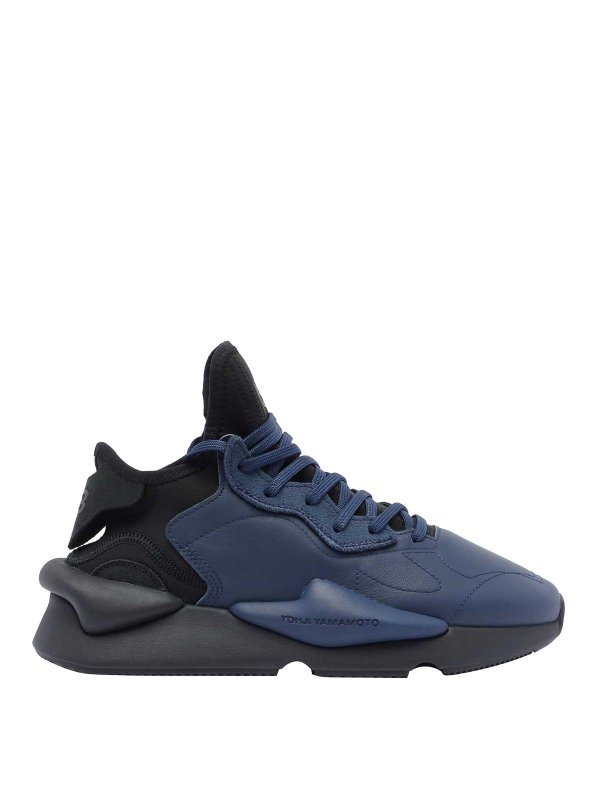 Y-3: Chaussures de sport - Baskets - Bleu