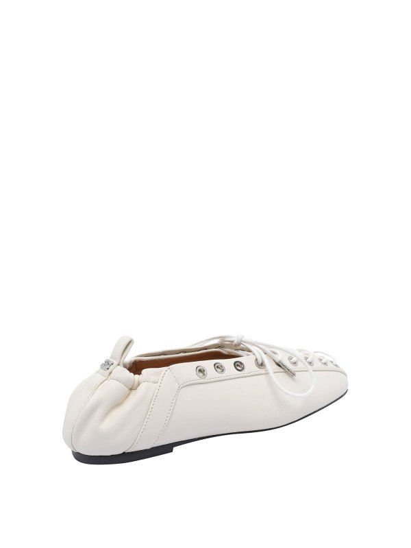 The Best Shops GANNI: フラットシューズ - フラットシューズ - 白