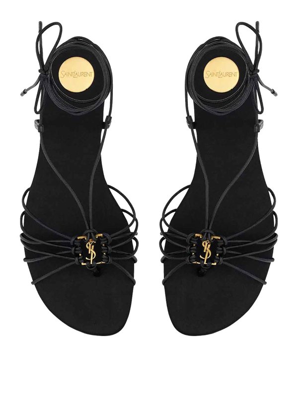 The Best Shops SAINT LAURENT: sandals - Black Babylone Sandals
