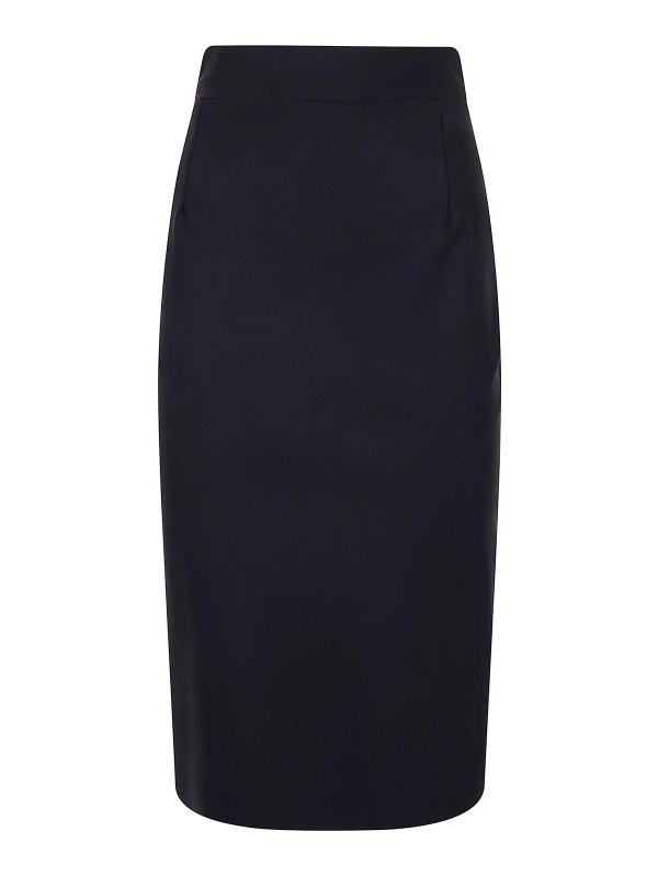 CHIARA BONI LA PETITE ROBE: ニーレングススカート＆ミディ丈 - 膝丈/ミディスカート - 黒