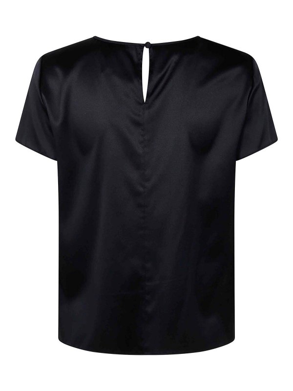 EMPORIO ARMANI: Tops y camisetas sin mangas online - Top - Negro