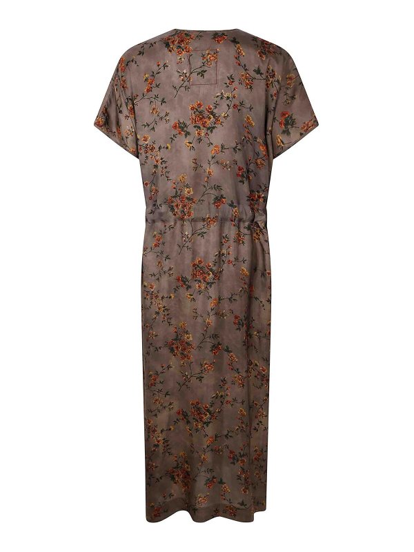 UMA WANG: Robe longueur genou online - Robe Au Genou - Gris