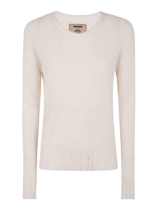 UMA WANG: Tops und Tank Tops - Top - Weiß