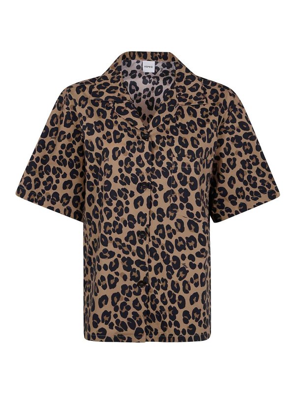 ASPESI: Camisas - Camisa - Marrón