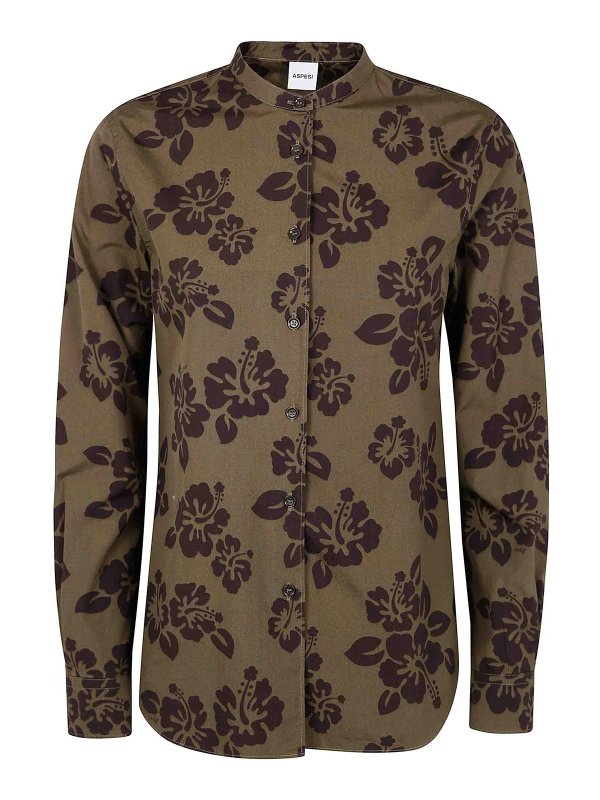 ASPESI: Chemises - Chemise - Vert