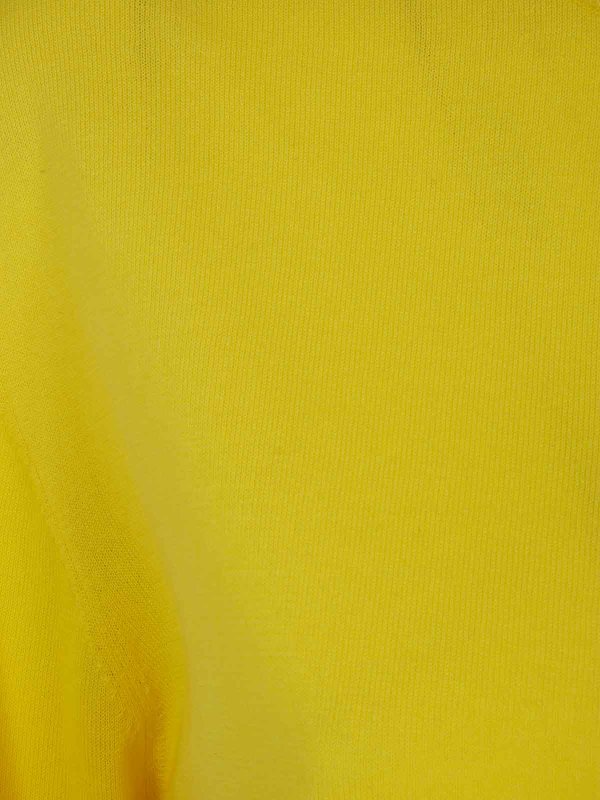 The Best Shops ASPESI: Suéteres con cuello pico - Suéter Cuello Redondo - Naranja
