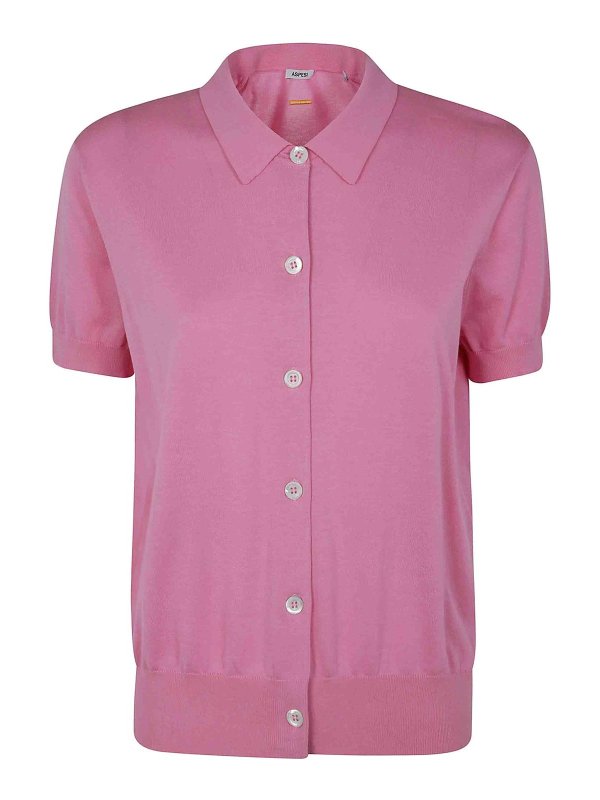 ASPESI: Cardigans - Cardigan - Rosa