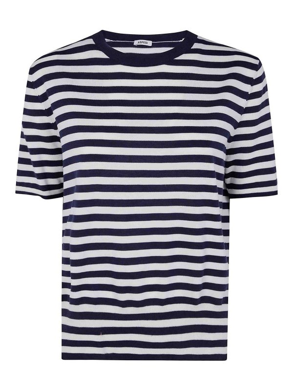ASPESI: Tシャツ - Tシャツ - ブルー