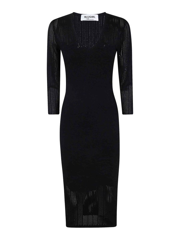 BLUGIRL: Vestidos cortos - Vestido Corto - Negro