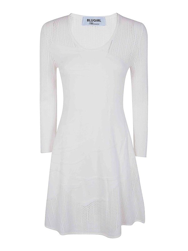 BLUGIRL: Robes courtes - Robe Courte - Blanc