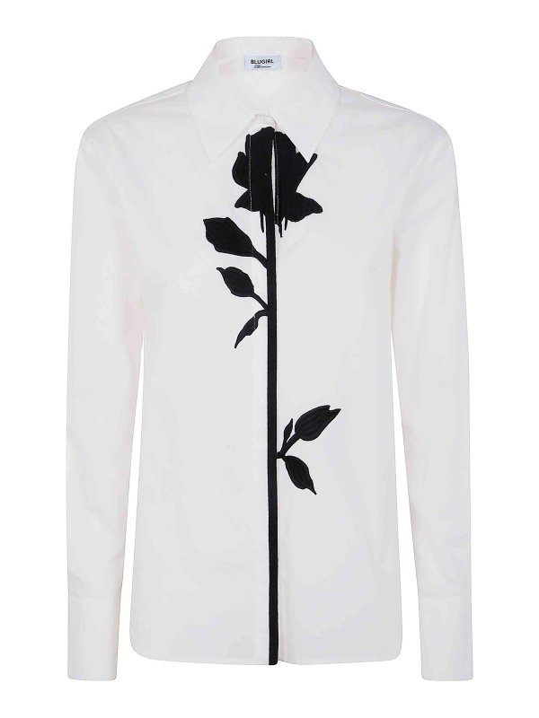 BLUGIRL: Camisas - Camisa - Blanco