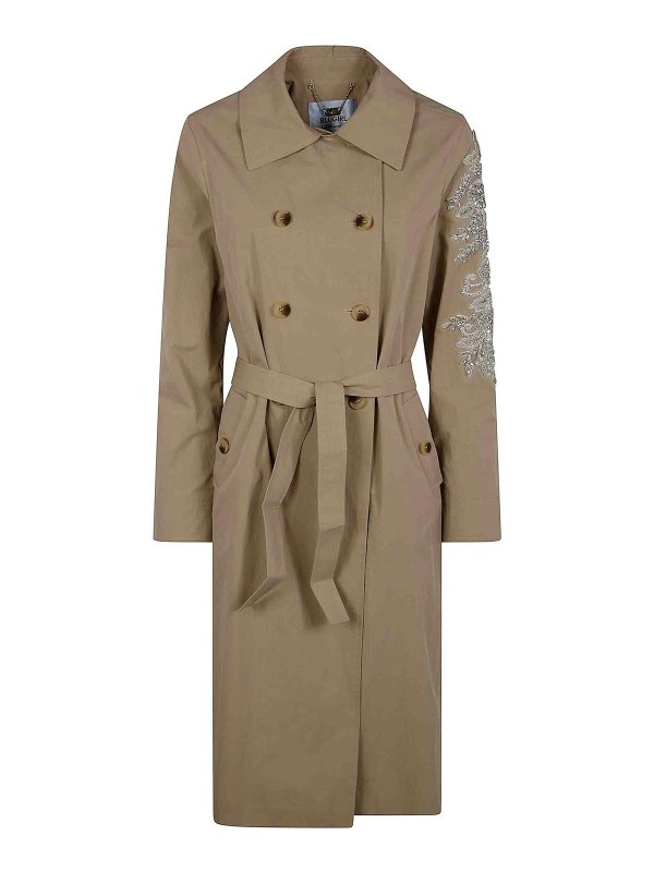 BLUGIRL: Gabardinas - Gabardina - Marrón