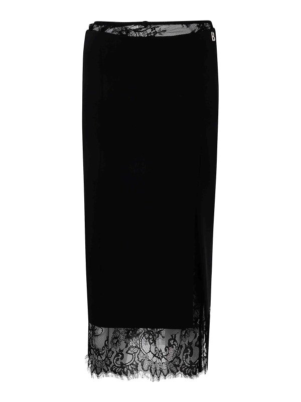 BLUGIRL: Knielange und Midi Röcke - Midirock - Schwarz