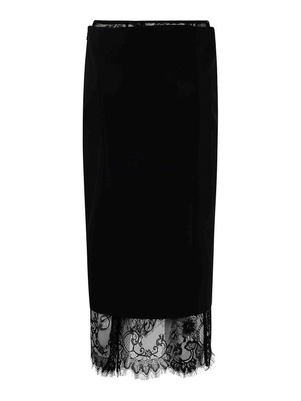 BLUGIRL: Knielange und Midi Röcke online - Midirock - Schwarz