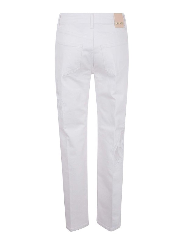 BLUGIRL: Jeans évasés online - Jean Bootcut - Blanc