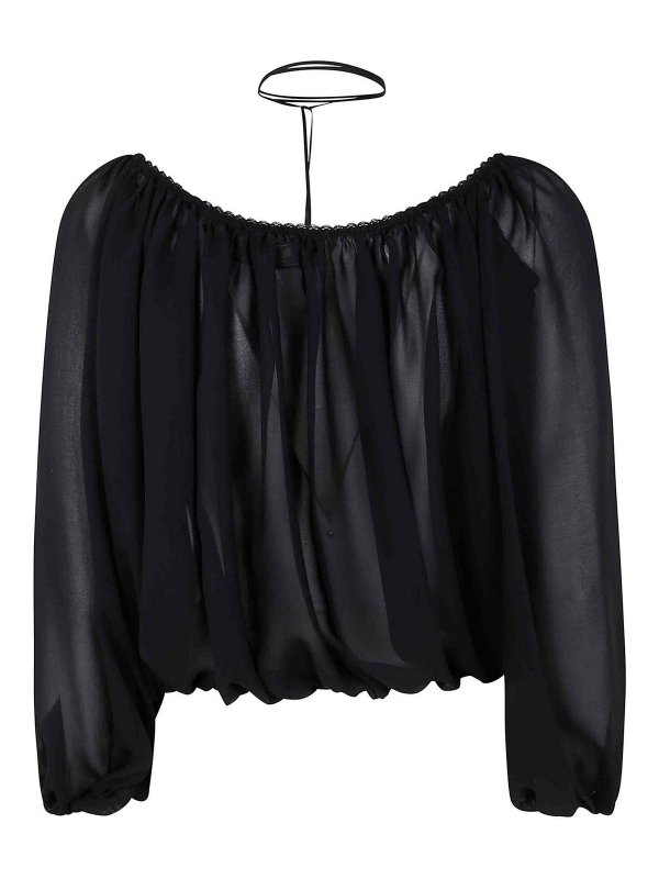 BLUMARINE: Blusas online - Blusa - Negro
