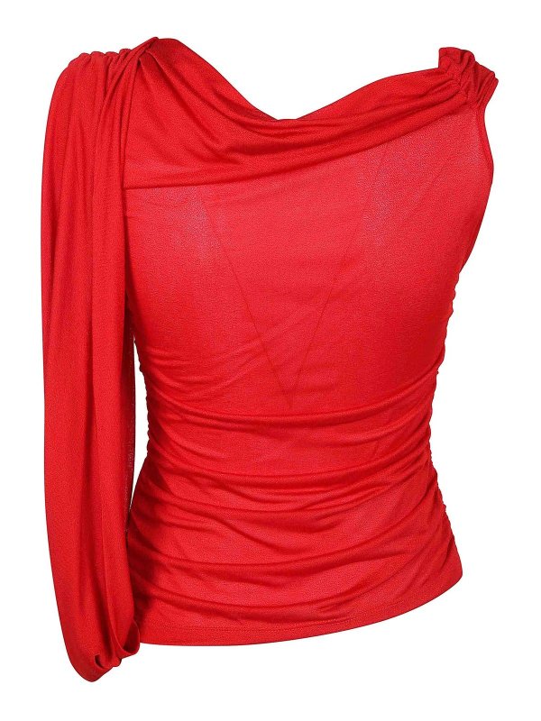 BLUMARINE: Tops und Tank Tops online - Top - Rot
