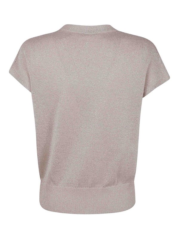 D.EXTERIOR: Col en V online - Pull À Col V - Blanc