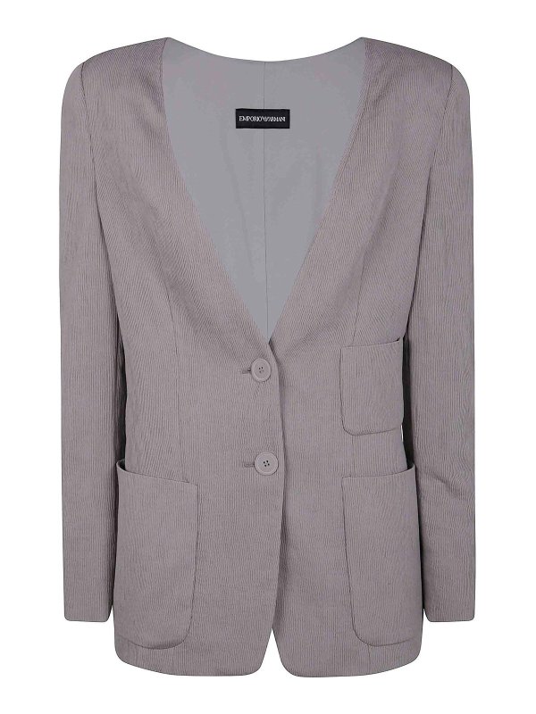 EMPORIO ARMANI: Blusas - Blusa - Gris